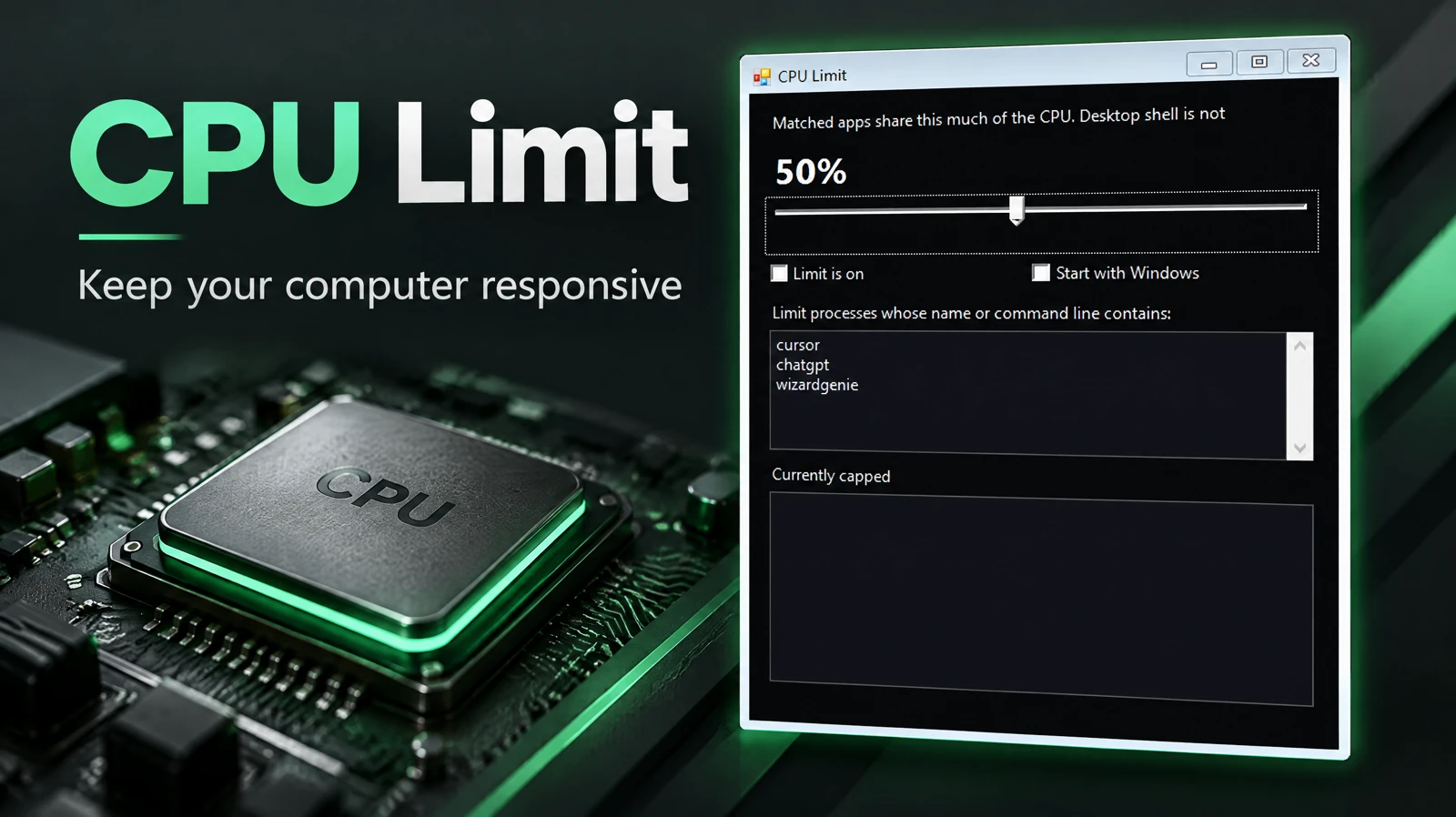 CPU Limit software preview